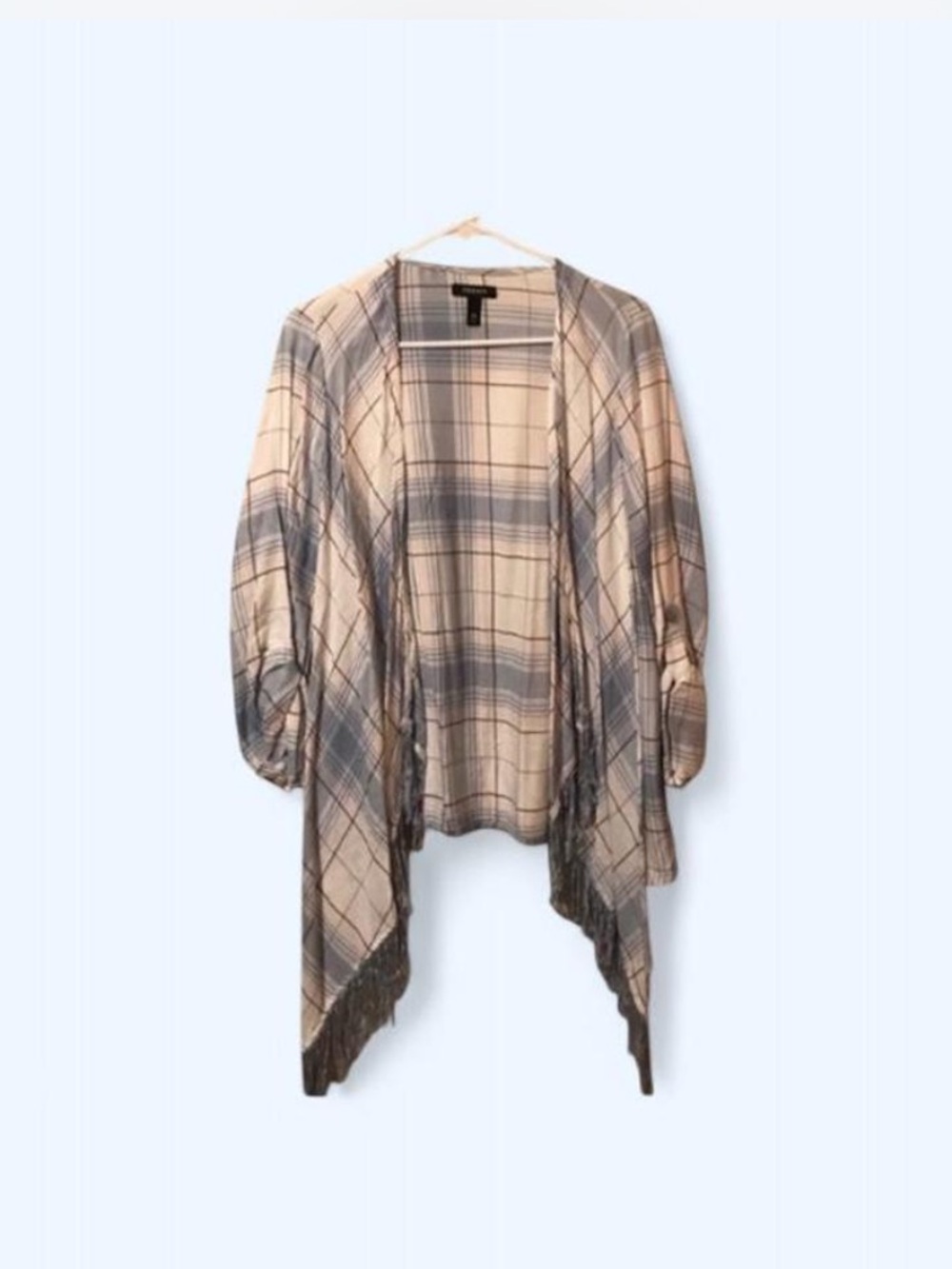 Torrid blue & white coastal cowgirl cardigan